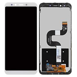For Xiaomi Mi A2 LCD Screen Assembly with Frame - White