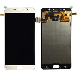 Refurbished For Samsung Galaxy Note 5 N920 Super AMOLED Screen Assembly - Gold