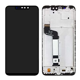 For Redmi Note 6 Pro Note6 Pro Global LCD Screen Assembly with Frame - Black