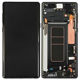 Refurbished For Samsung Galaxy Note 9 N960F N960U Super AMOLED Screen Assembly with Frame - Black