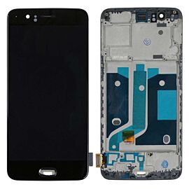 For OnePlus 5 Screen Assembly with Frame - Black