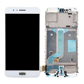 For OnePlus 5 Screen Assembly with Frame - White