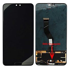 Refurbished For Huawei P20 Pro OLED Screen Assembly with Fingerprint - Black