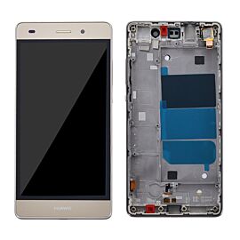 For Huawei P8 Lite LCD Screen Assembly with Frame - Gold
