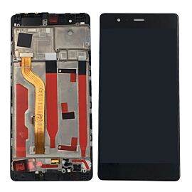 For Huawei P9 LCD Screen Assembly with Frame - Black
