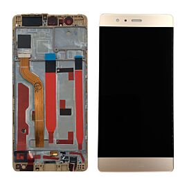 For Huawei P9 LCD Screen Assembly with Frame - Gold