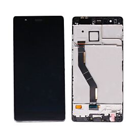 For Huawei P9 Plus LCD Screen Assembly with Frame - Black