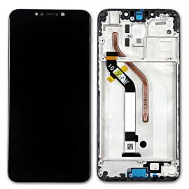 For Xiaomi Pocophone F1 Poco F1 LCD Screen Assembly with Frame - Black