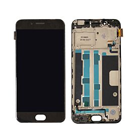 For OPPO R9s OLED Screen Assembly with Frame - Black