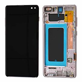 Refurbished For Samsung Galaxy S10+ S10 Plus G975 G975F AMOLED Screen Assembly - Gold
