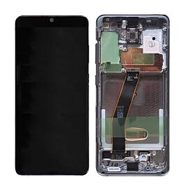 Refurbished For Samsung Galaxy S20 G980 AMOLED Screen Assembly - Silver