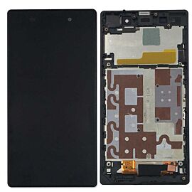 For Sony Xperia Z1 LCD Screen Assembly with Frame - Black