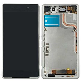 For Sony Xperia Z2 LCD Screen Assembly with Frame - White