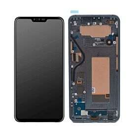 For LG V40 ThinQ V405 OLED Screen Assembly with Frame - Gray