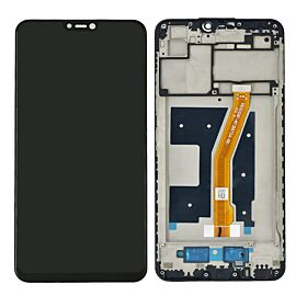 For VIVO V9 LCD Screen Assembly with Frame - Black
