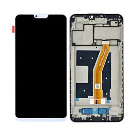 For VIVO V9 LCD Screen Assembly with Frame - White