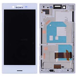 For Sony Xperia X Mini X Compact LCD Screen Assembly with Frame - White