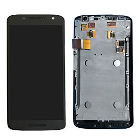 For Motorola Moto X Play LCD Screen Assembly with Frame - Black