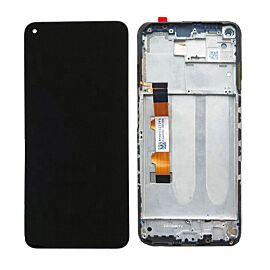 For Redmi Note 9T LCD Screen Assembly with Frame - Black