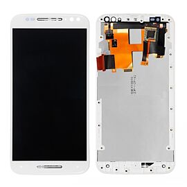 For Motorola Moto X Style LCD Screen Assembly with Frame - White