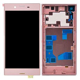 For Sony Xperia XZ LCD Screen Assembly with Single SIM Frame - Pink