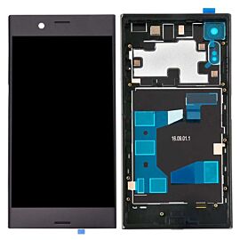 For Sony Xperia XZ LCD Screen Assembly with Single SIM Frame - Black
