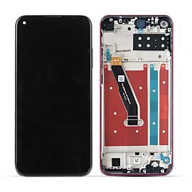 Refurbished For Huawei P40 lite E / Y7P 2020 Lcd Screen Assembly with Frame - Red