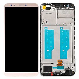 For Huawei Y7 2018 LCD Screen Assembly with Frame - Gold