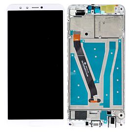 For Huawei Y9 2018 LCD Screen Assembly with Frame - White