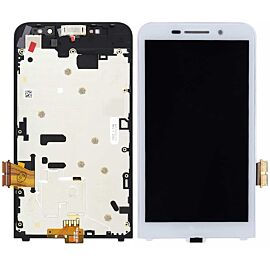 For Blackberry Z30 4G LCD Screen Assembly with Frame - White