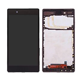 For Sony Xperia Z5 LCD Screen Assembly with Dual SIM Frame - Black